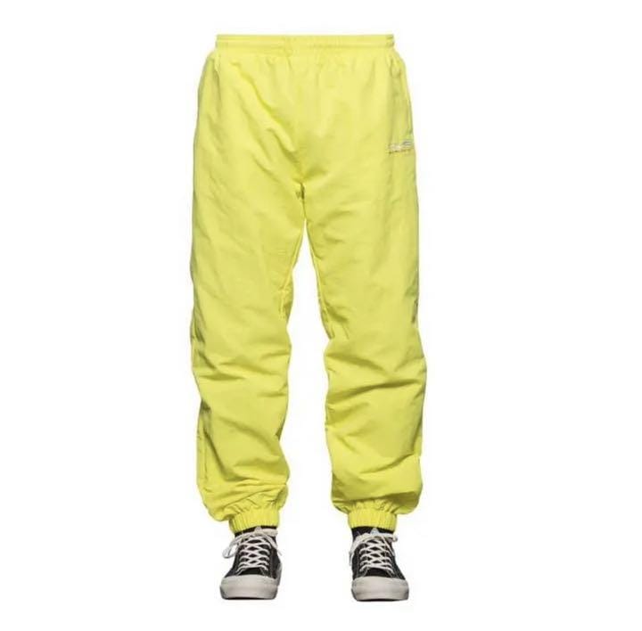 HUF PANTS M HUF Palisades Track Pants - Yellow