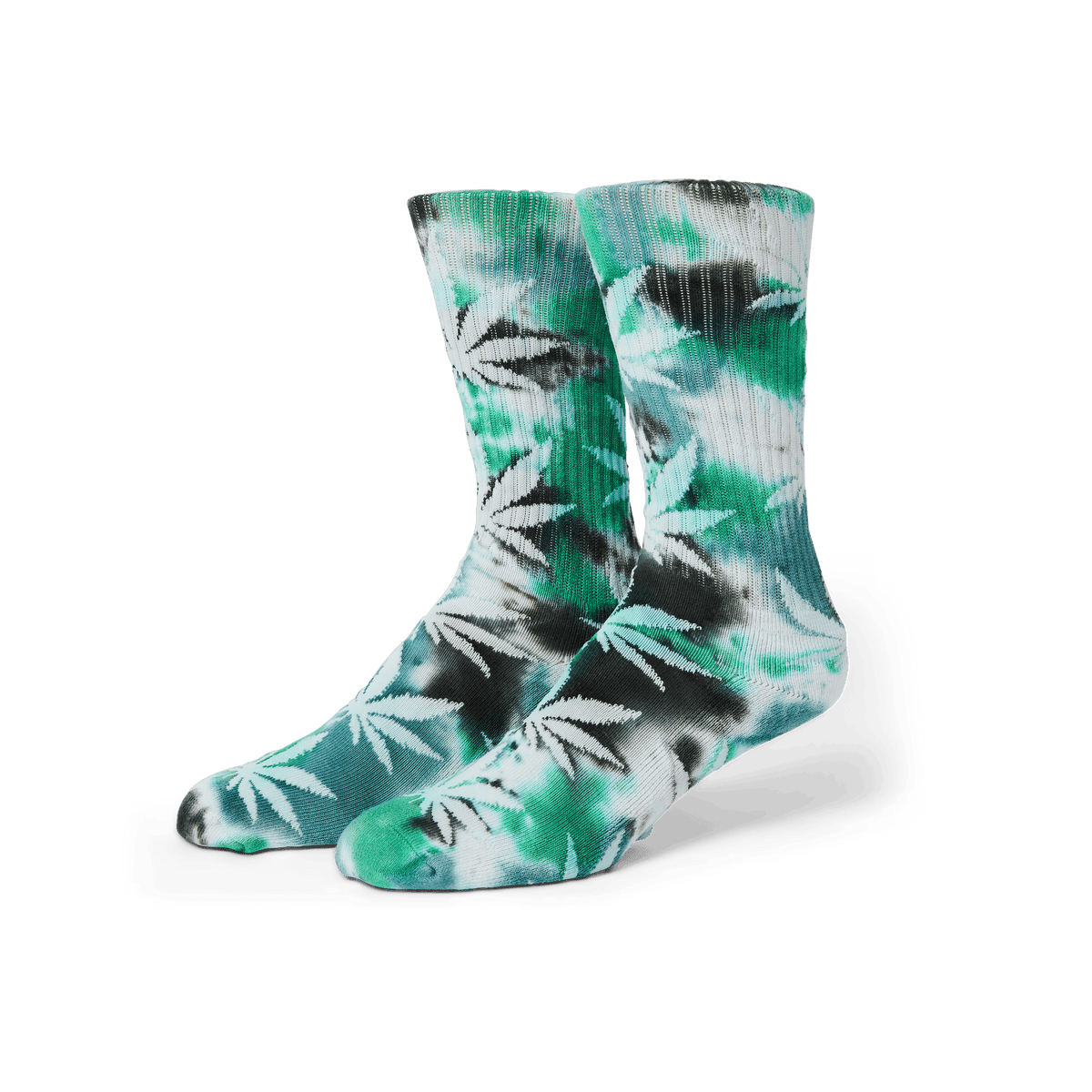 HUF SOCKS HUF Plantlife Tie Dye Socks - Green