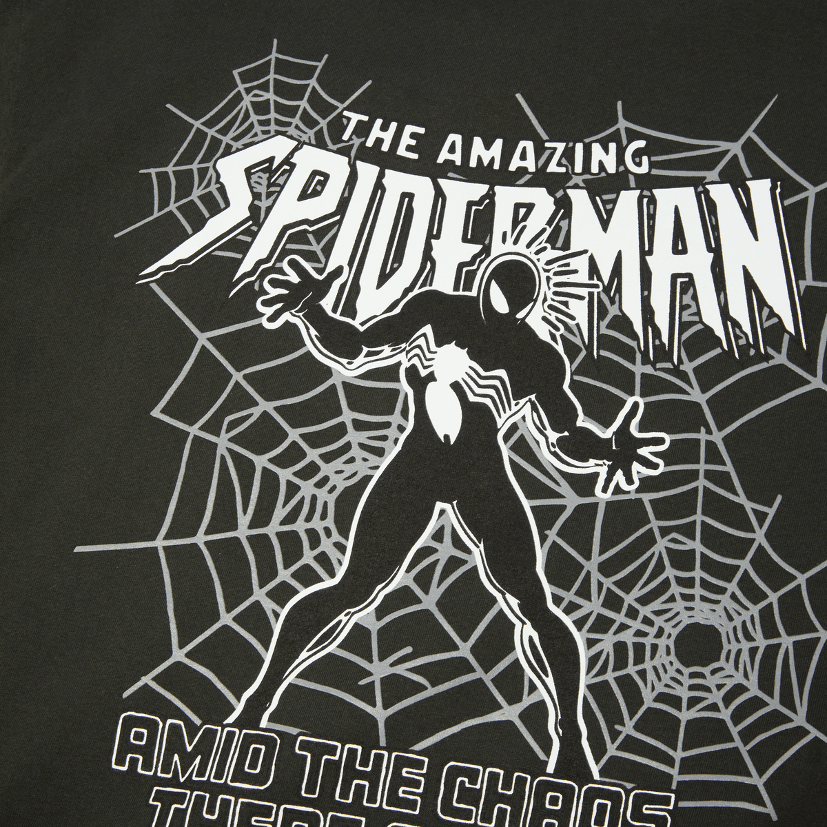 HUF T-SHIRT HUF Secret Wars Washed Tee - (Spider-Man) Black