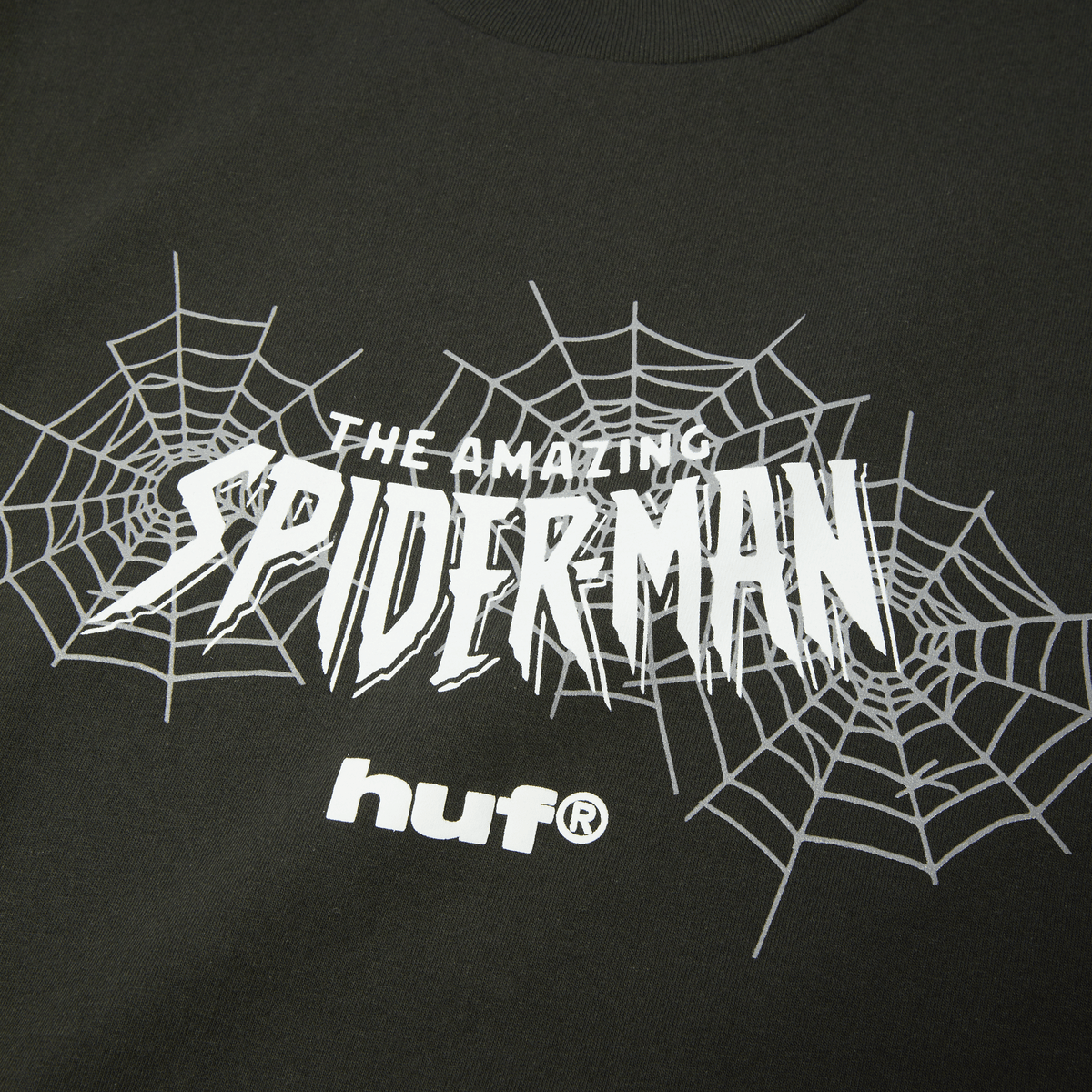 HUF T-SHIRT HUF Secret Wars Washed Tee - (Spider-Man) Black