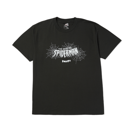 HUF T-SHIRT HUF Secret Wars Washed Tee - (Spider-Man) Black