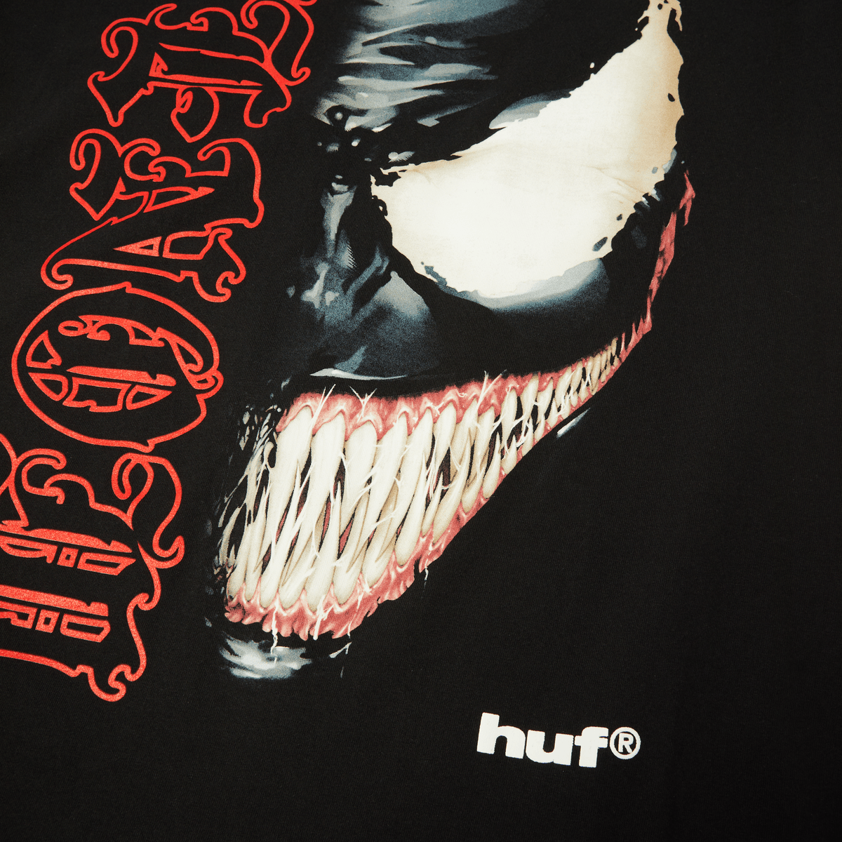 HUF T-SHIRT HUF Sinister Tee - (Spider-Man) Black