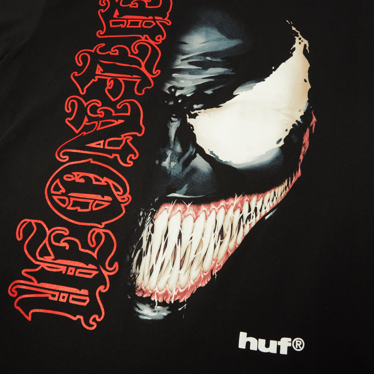 HUF T-SHIRT HUF Sinister Tee - (Spider-Man) Black