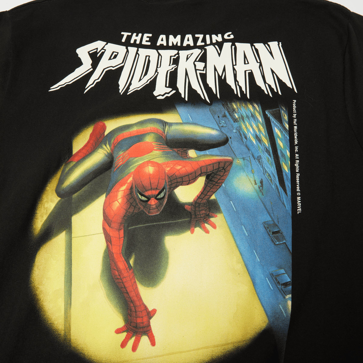 HUF T-SHIRT HUF Spotted Tee - (Spider-Man) Black