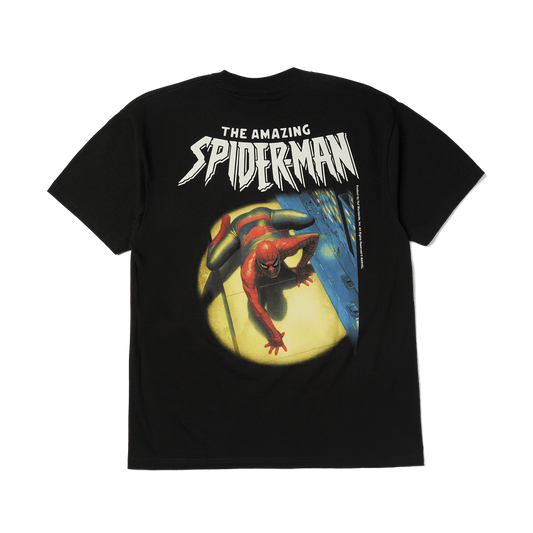 HUF T-SHIRT HUF Spotted Tee - (Spider-Man) Black