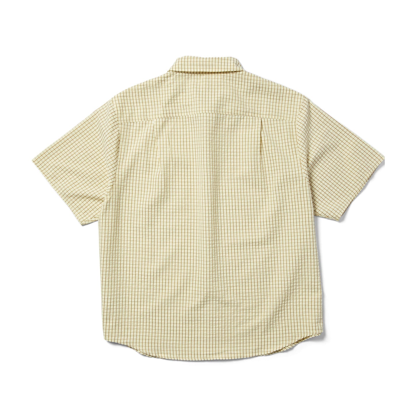 HUF SHORT SLEEVE SHIRT HUF Stuck On You Plaid Short Sleeve Tee - Natural