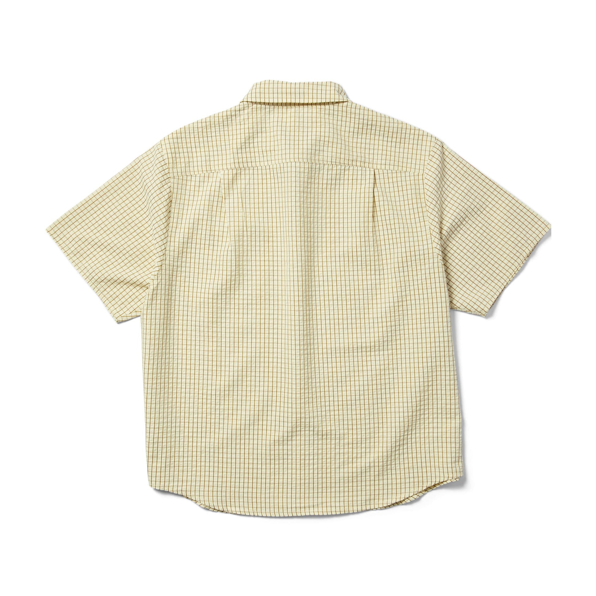 HUF SHORT SLEEVE SHIRT HUF Stuck On You Plaid Short Sleeve Tee - Natural