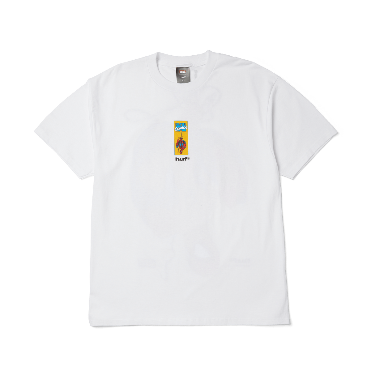 HUF T-SHIRT HUF Upside Down Tee - (Spider-Man) White