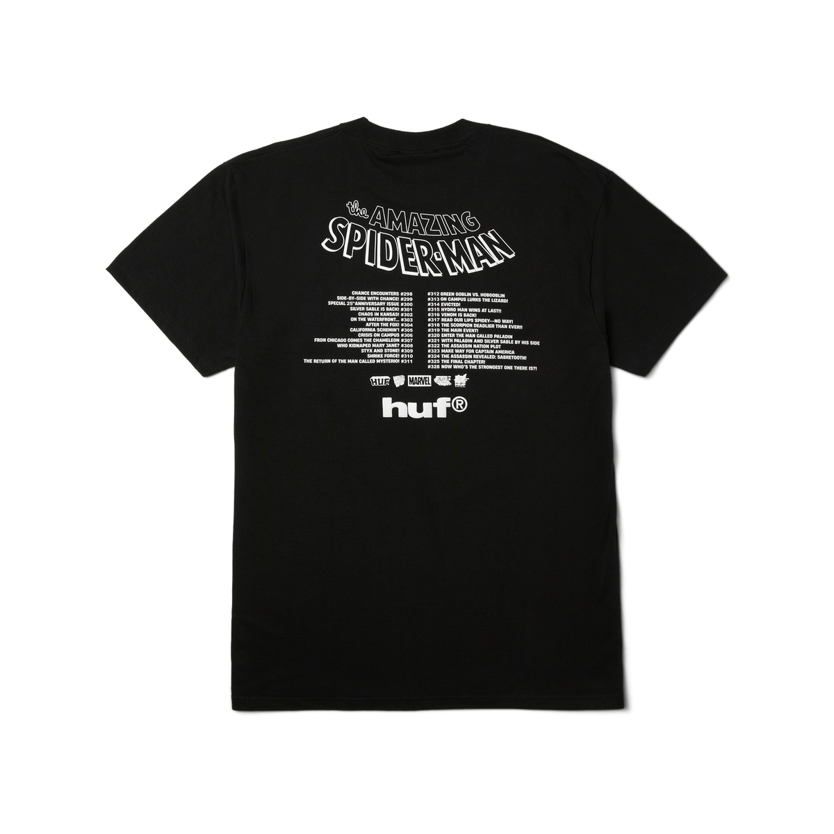 HUF T-SHIRT HUF x Spider-Man 300 Tee - Black