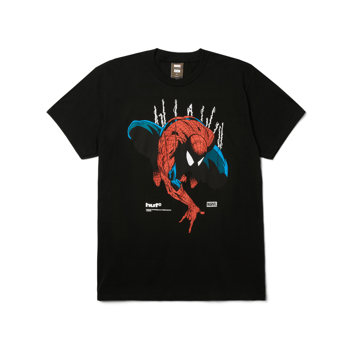 HUF T-SHIRT HUF x Spider-Man Perceptions Tee - Black