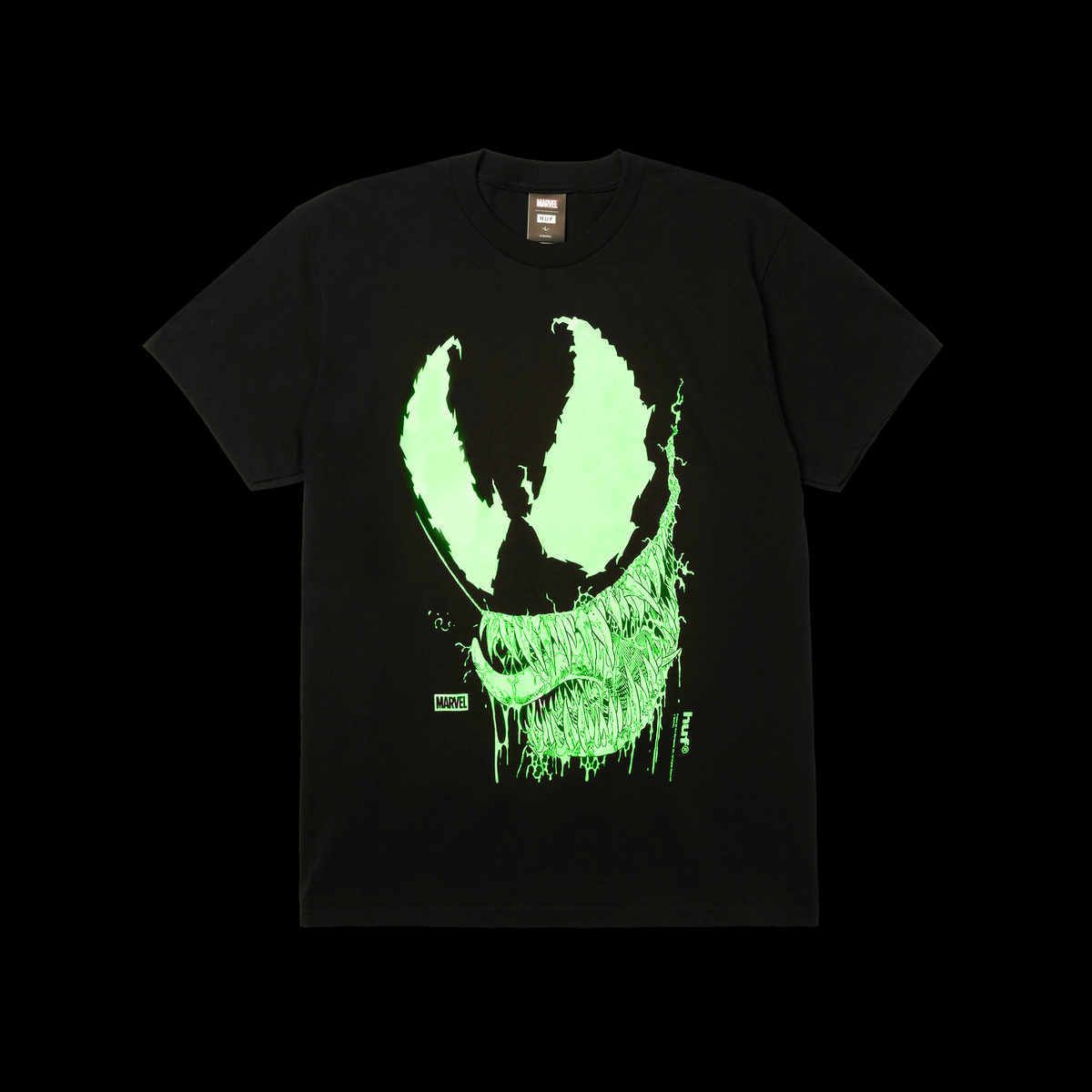 HUF T-SHIRT HUF x Spider-Man Ville Tee - Black