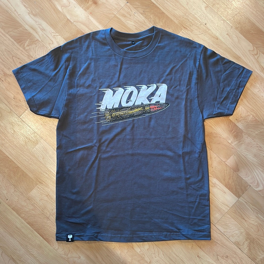 Moka Intl. Gunman Tee - Charcoal