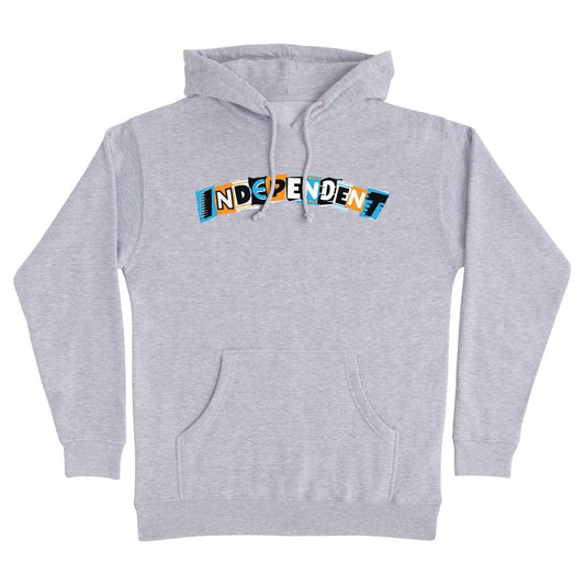 INDEPENDENT HOODIE L Independent Trucks x Lance Mountain Ransom Hoodie - Grey