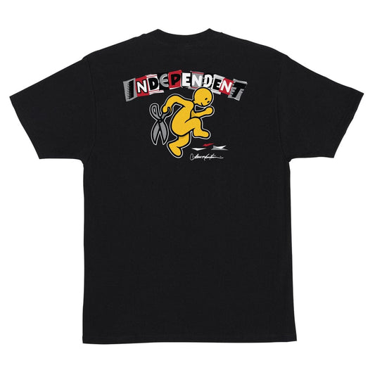 INDEPENDENT T-SHIRT Independent Trucks x Lance Mountain Ransom Tee - Black