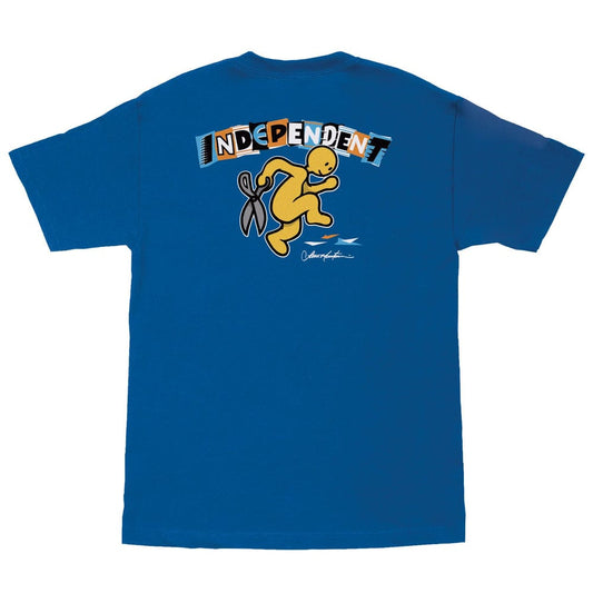 INDEPENDENT T-SHIRT Independent Trucks x Lance Mountain Ransom Tee - Royal