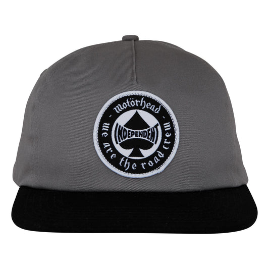 INDEPENDENT HAT Independent Trucks x Motorhead Spade Snapback Hat - Grey