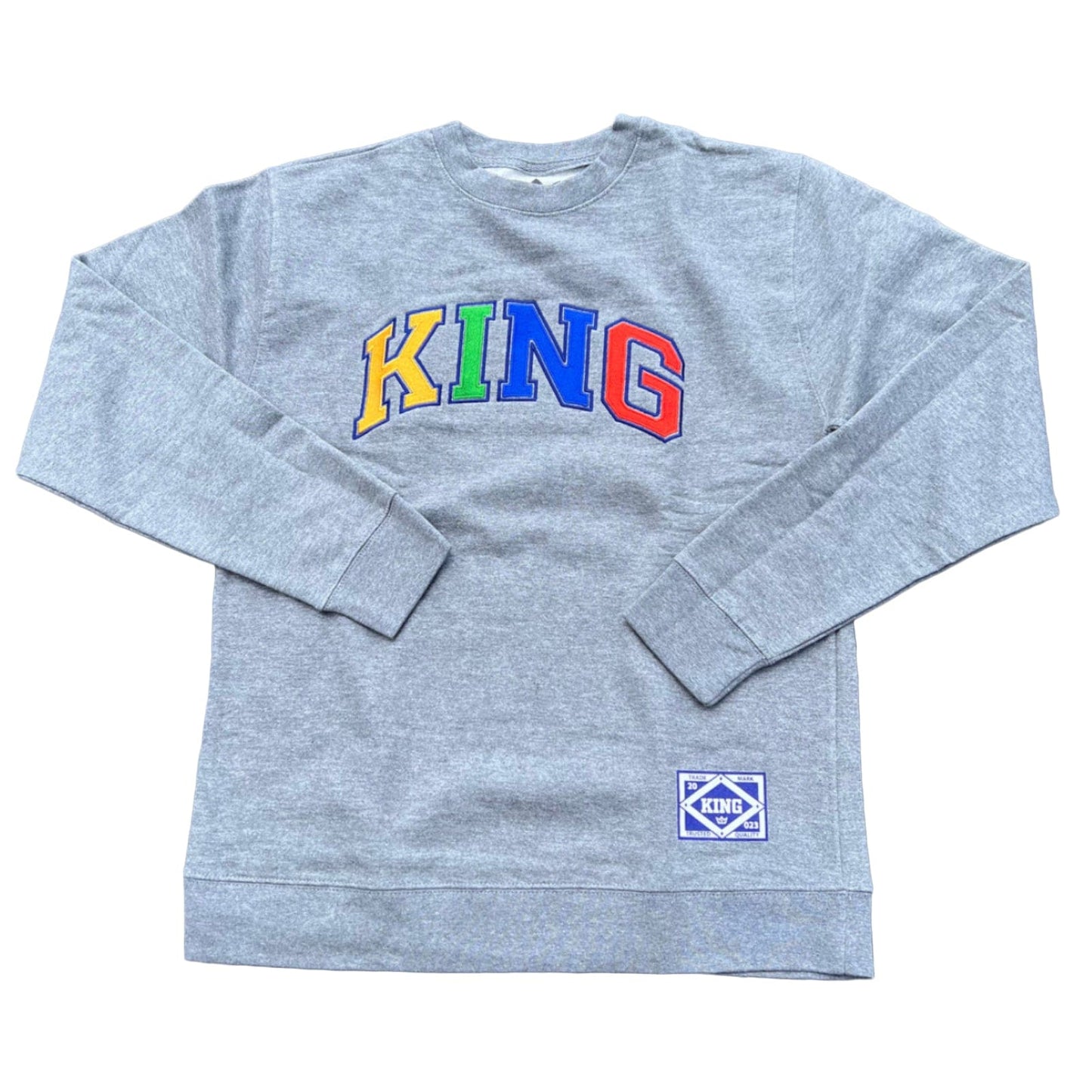 KING SKATEBOARDS CREWNECK XL King Kingsbridge Crewneck - Grey