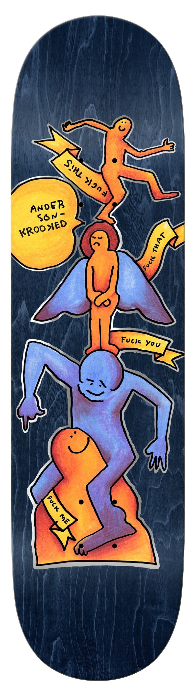 KROOKED DECK 8.3 Krooked Anderson Stack Deck - 8.3