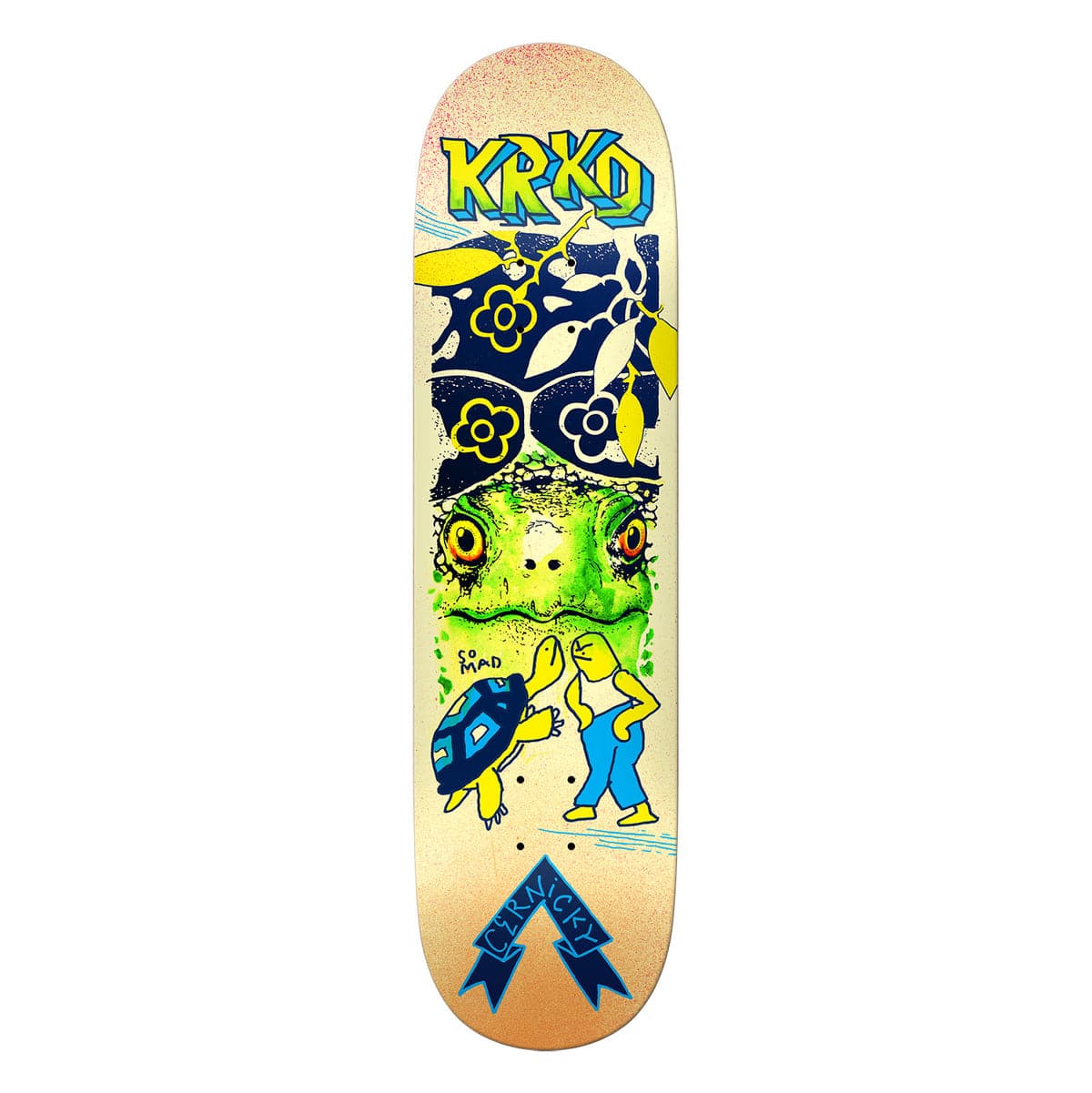 KROOKED DECK 8.5 Krooked Cernicky Mad Turtle True Fit Deck - 8.5