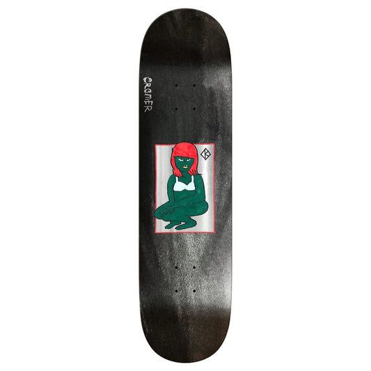 KROOKED DECK 8.25 Krooked Cromer Green Lady DBX Deck - 8.25