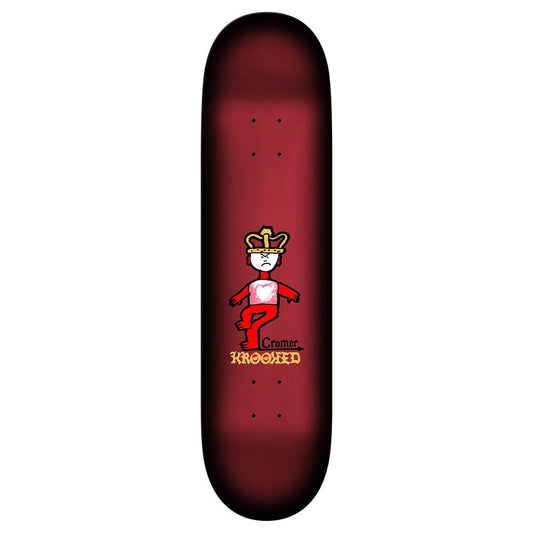 KROOKED DECK 8.0 Krooked Cromer Mad King Deck - 8.0