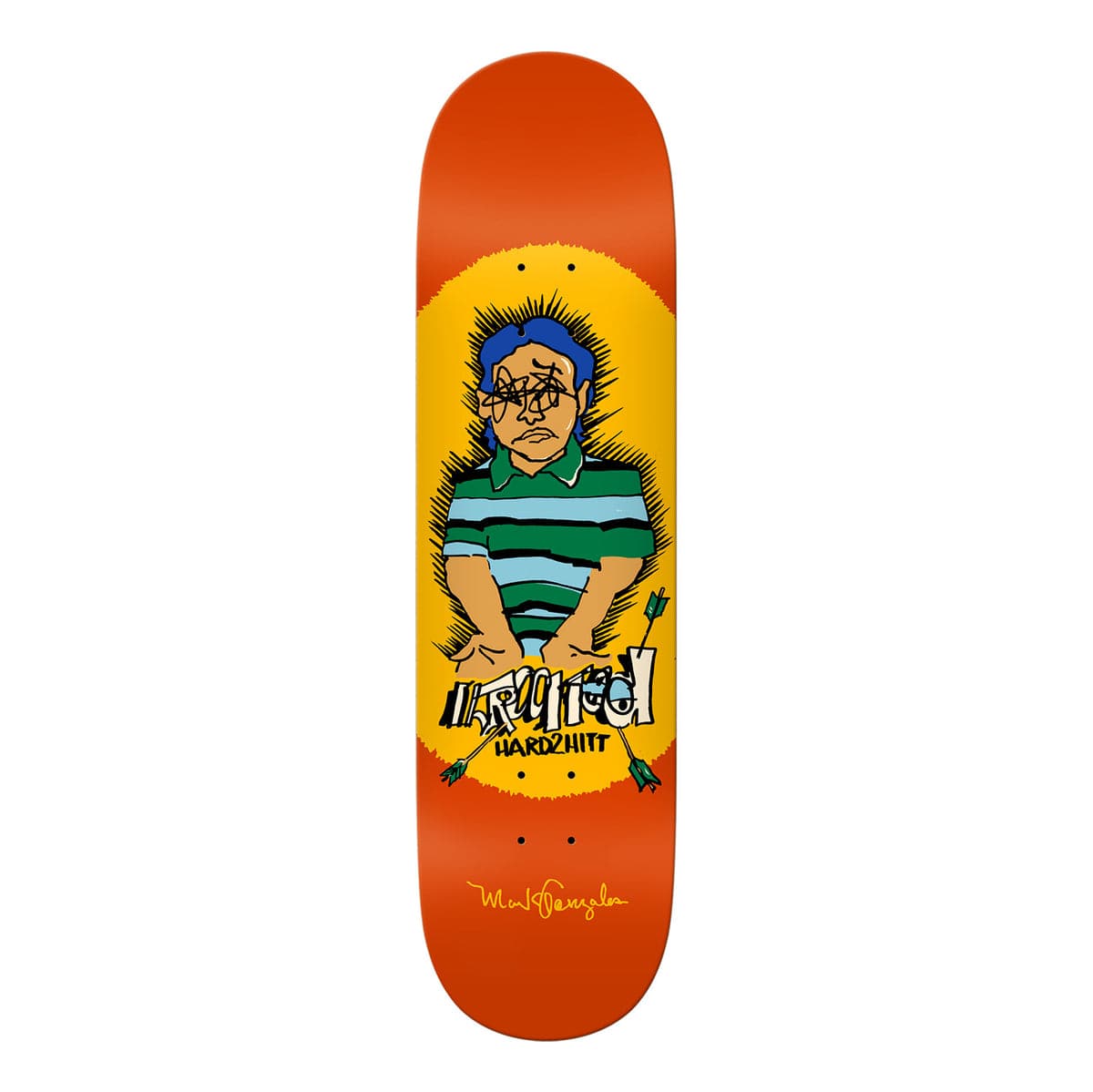 KROOKED DECK 8.5 Krooked Gonz Hard 2 Hit Deck - 8.5