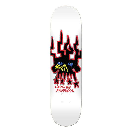 KROOKED DECK 8.3 Krooked Mike Anderson Skull King Deck - 8.3