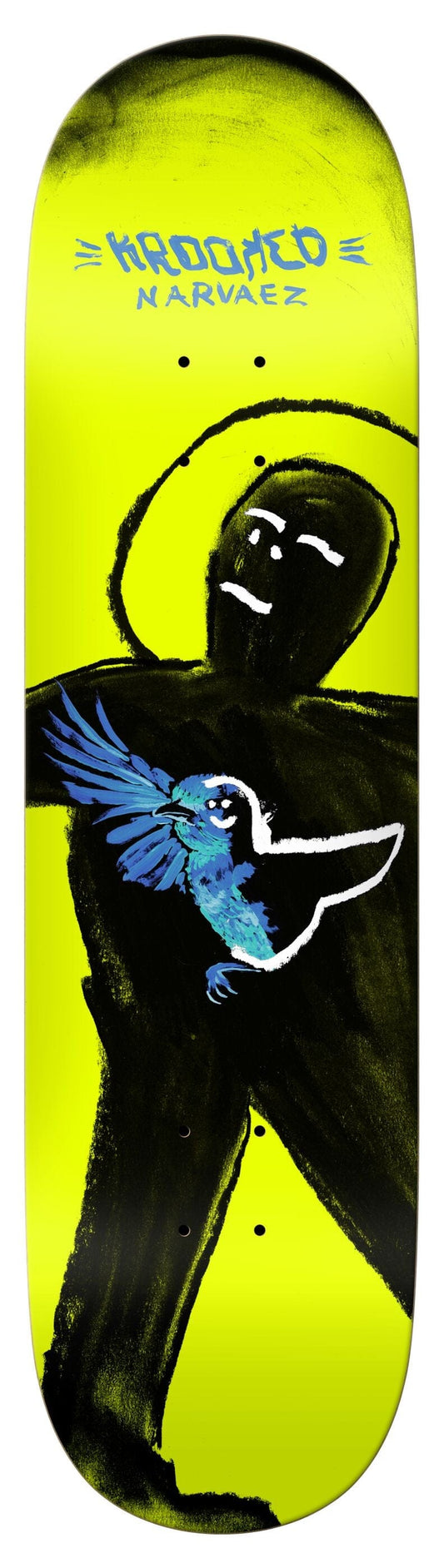 KROOKED DECK 8.25 Krooked Narveaz Blue Bird True Fit Deck - 8.25