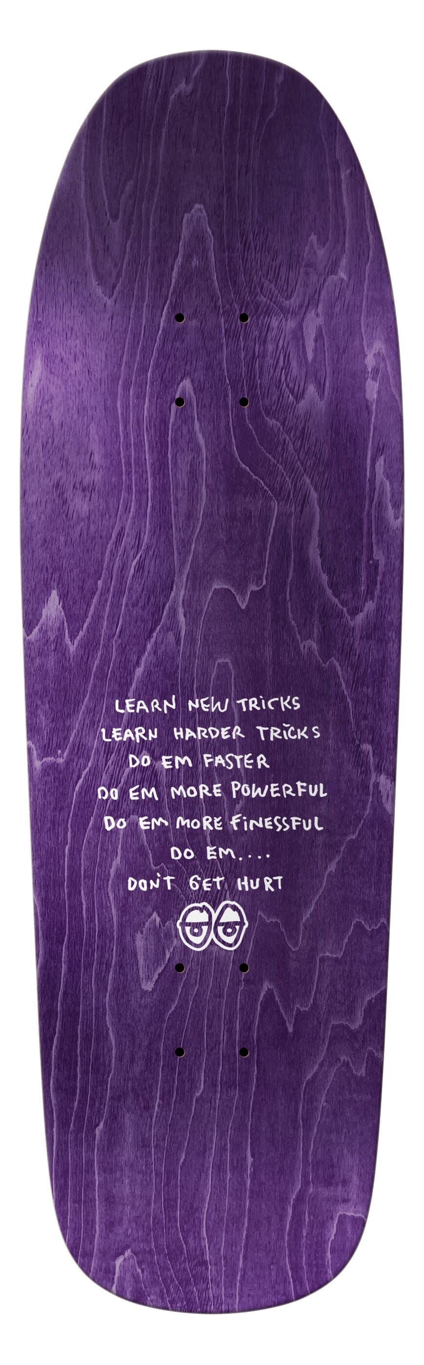 KROOKED DECK 9.8 Krooked Sandoval Peace Sign Deck - 9.8