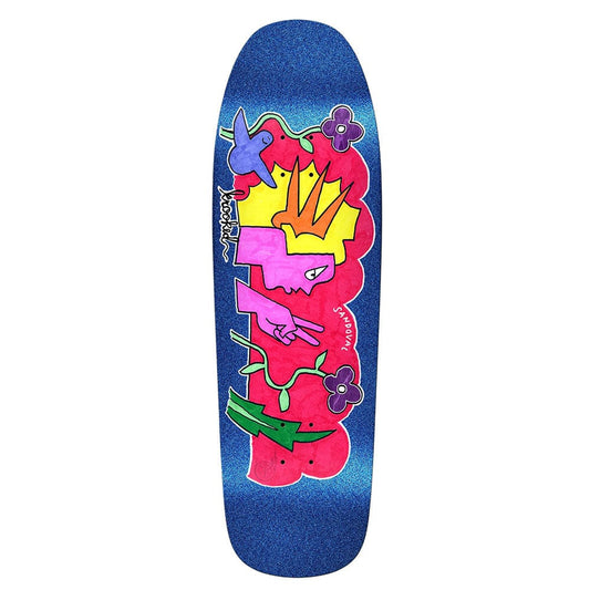 KROOKED DECK 9.8 Krooked Sandoval Peace Sign Deck - 9.8