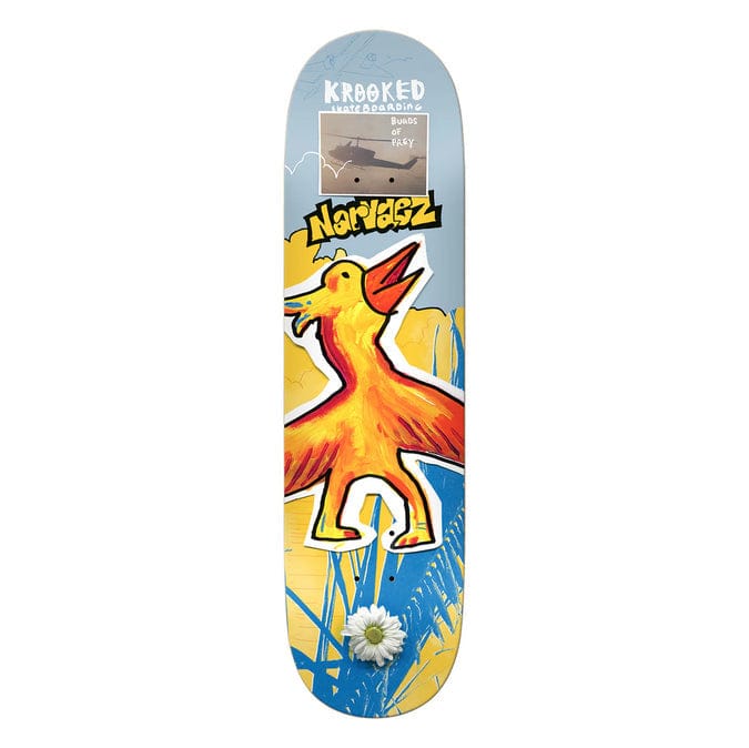 KROOKED DECK 8.3 Krooked Skateboards Sam Narvaez Burds Deck - 8.3