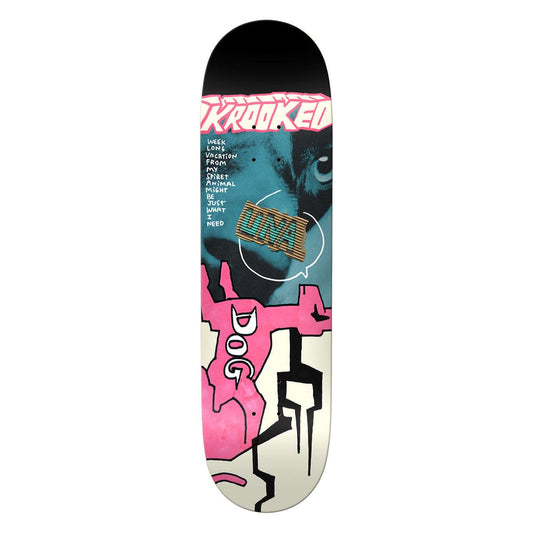 KROOKED DECK 8.5 Krooked Skateboards Una Farrar Spiret Animal True Fit Deck - 8.5