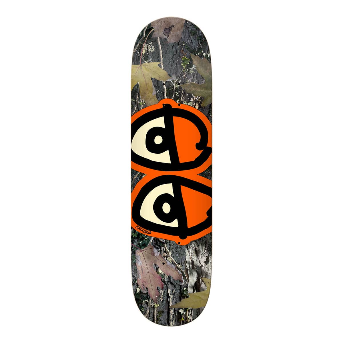 KROOKED DECK 8.25 Krooked Team Eyes Camo Deck - 8.25