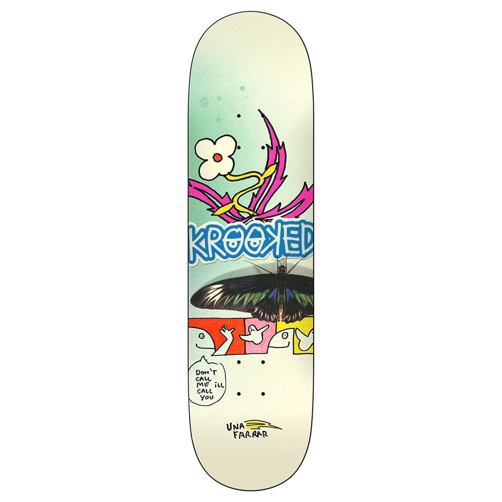 KROOKED DECK 8.5 Krooked Una Butterfly Call Deck - 8.5