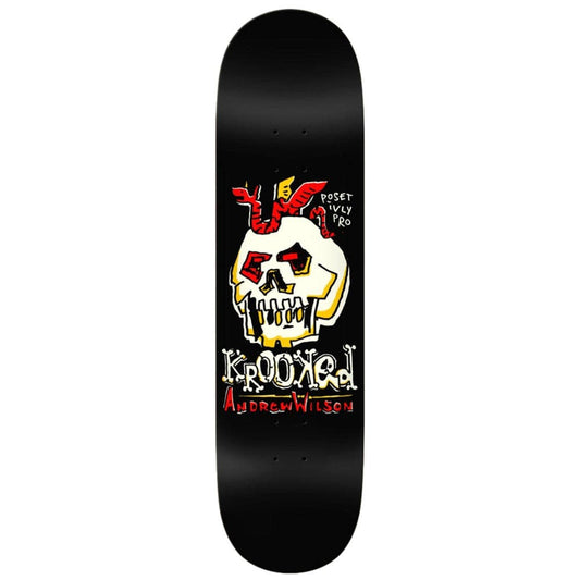KROOKED DECK 8.5 Krooked Wilson Positvely Pro Deck - 8.5