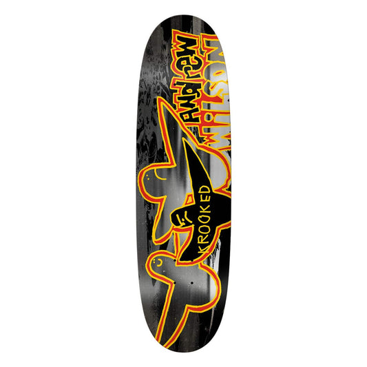 KROOKED DECK 9.1 Krooked Wilson Wegg Deck - 9.1