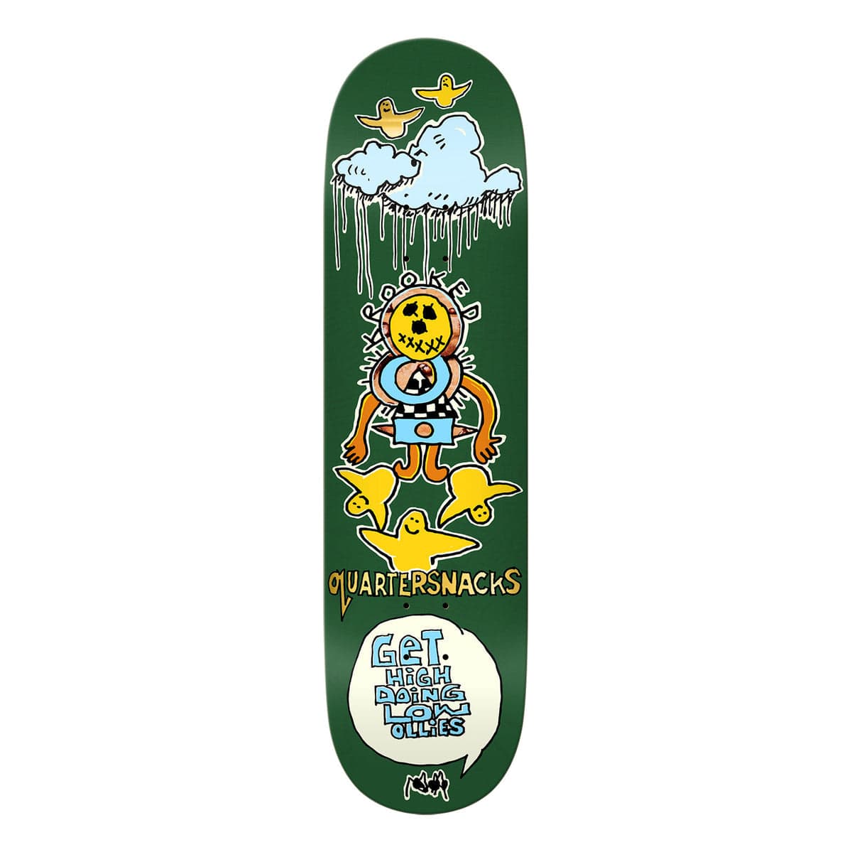 KROOKED DECK 8.25 Krooked x Quarter Snacks High Deck - 8.25