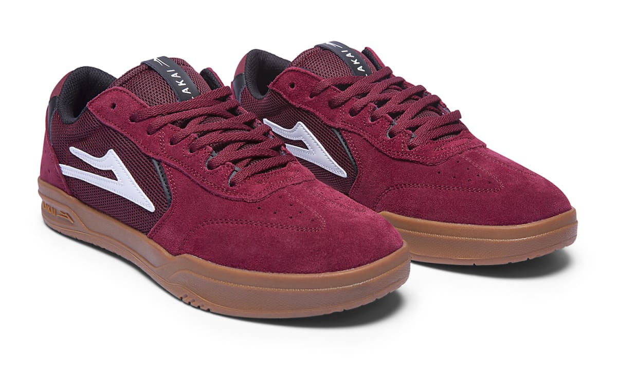 LAKAI SHOE LAKAI 8.5 Lakai Atlantic - Burgundy Gum