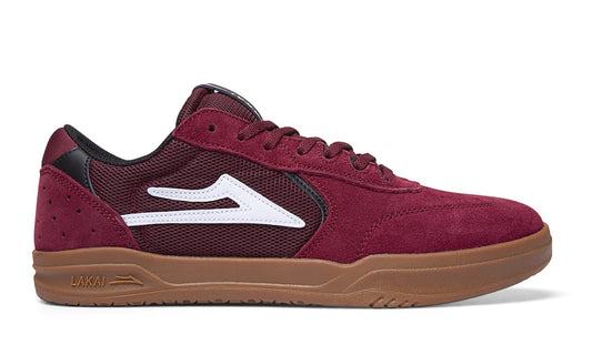 LAKAI SHOE LAKAI 8.5 Lakai Atlantic - Burgundy Gum