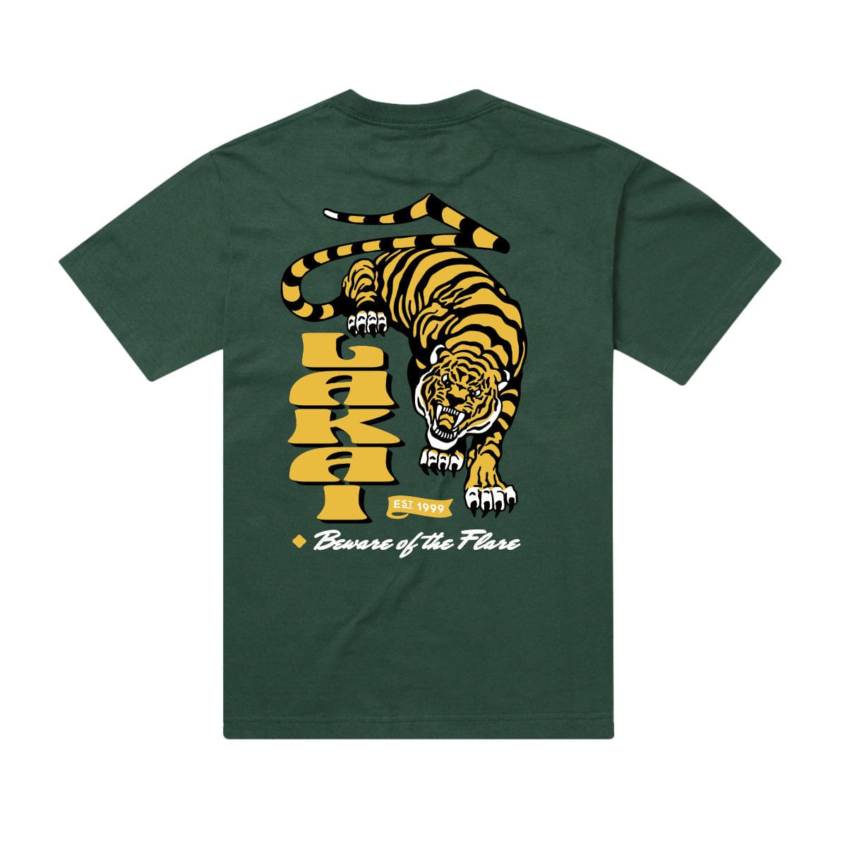 LAKAI T-SHIRT Lakai Bengal Tee - Forest Green