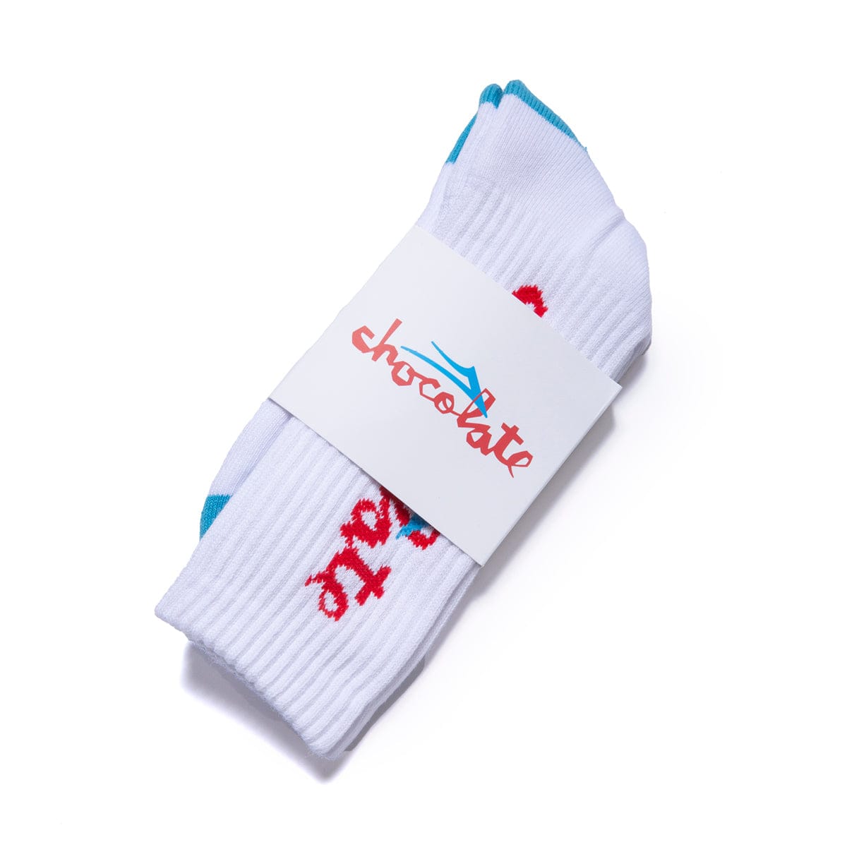 LAKAI SOCKS Red Lakai Chunk Logo Sock - (Chocolate)