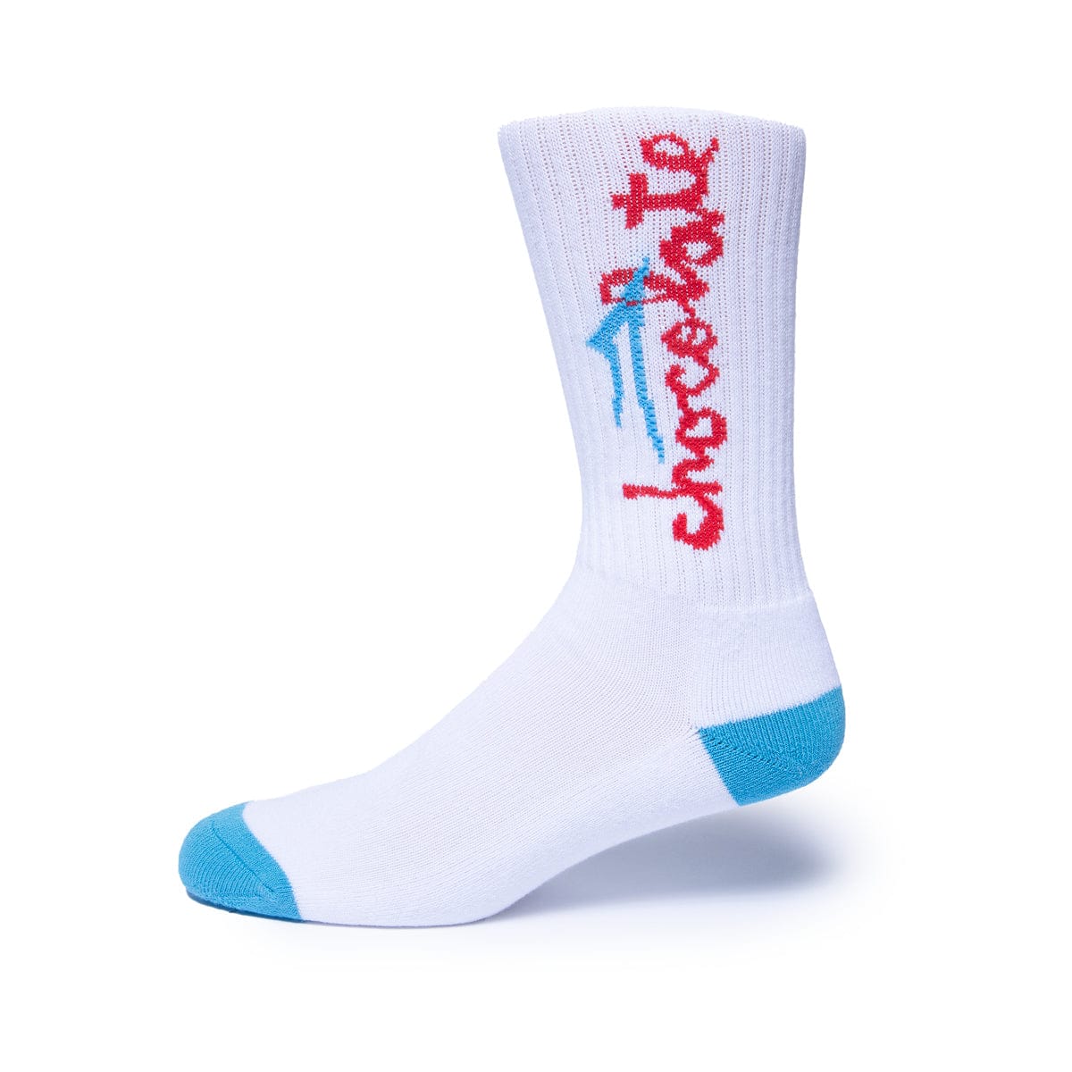 LAKAI SOCKS Red Lakai Chunk Logo Sock - (Chocolate)