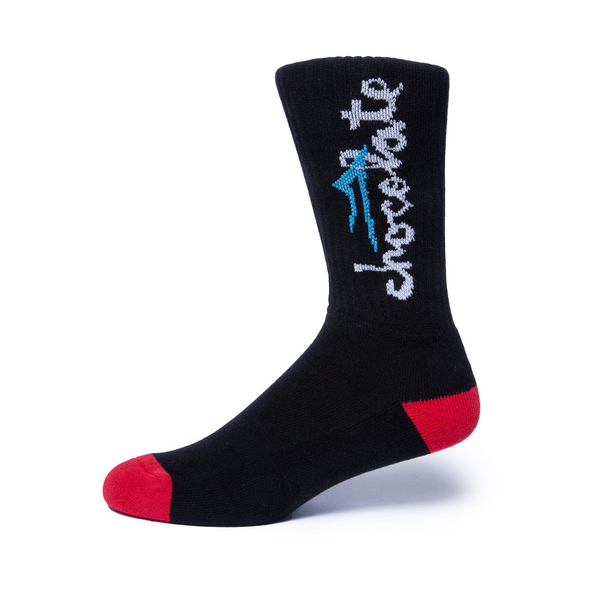 LAKAI SOCKS Red Lakai Chunk Logo Sock - (Chocolate)