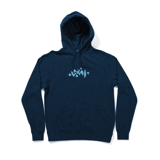 LAKAI HOODIE L Lakai Cold Dawg Script Hoodie - Navy