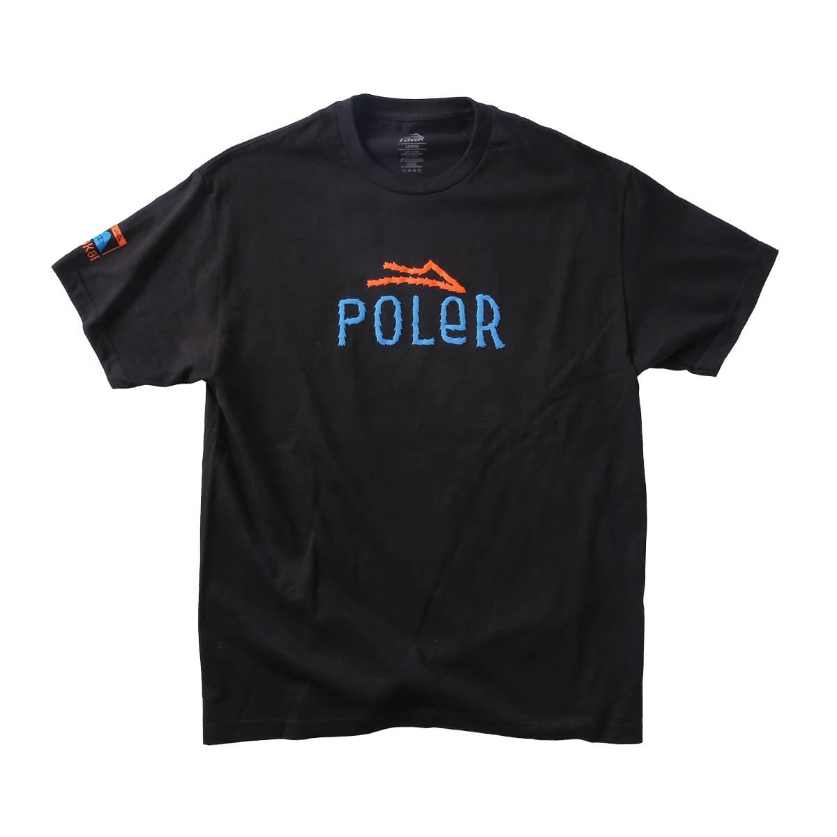 LAKAI T-SHIRT Lakai Furry Logo Tee - (Poler) Black