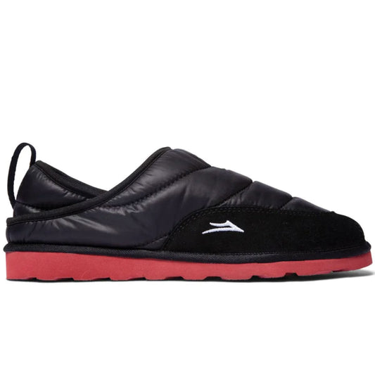 LAKAI SHOE LAKAI Lakai Owen Slipper - (Public Enemy) Black Red