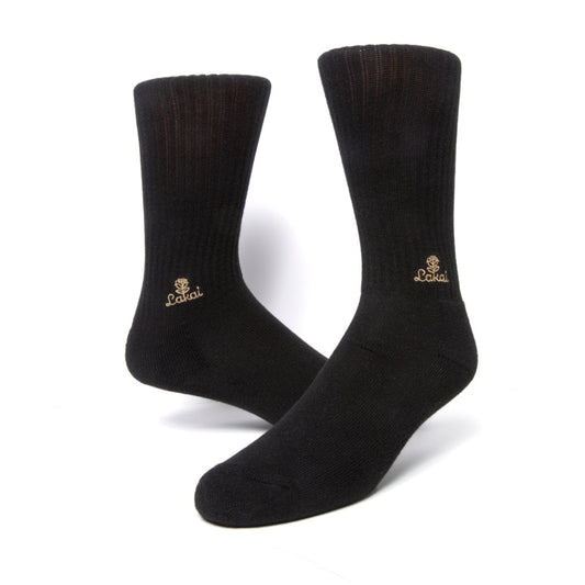 LAKAI SOCKS Lakai Rose Crew Socks - Black