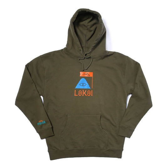 LAKAI HOODIE M Lakai Summit Pullover Hoodie - (Poler) Olive