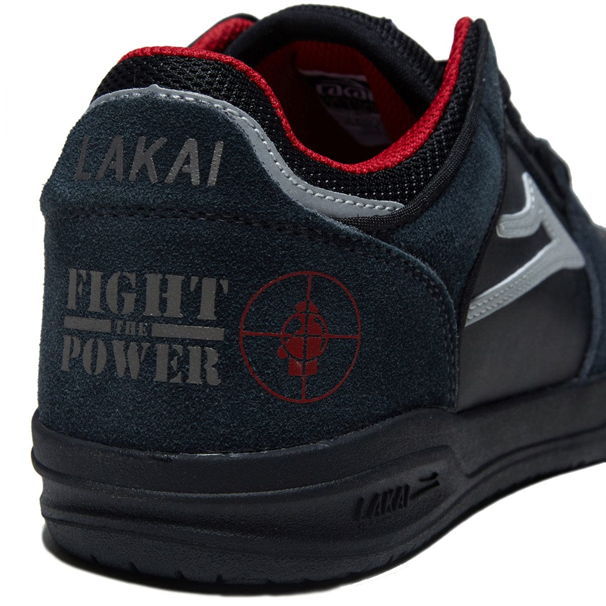 Lakai Telford Low - (Public Enemy) Black Red – Holistic Skateshop