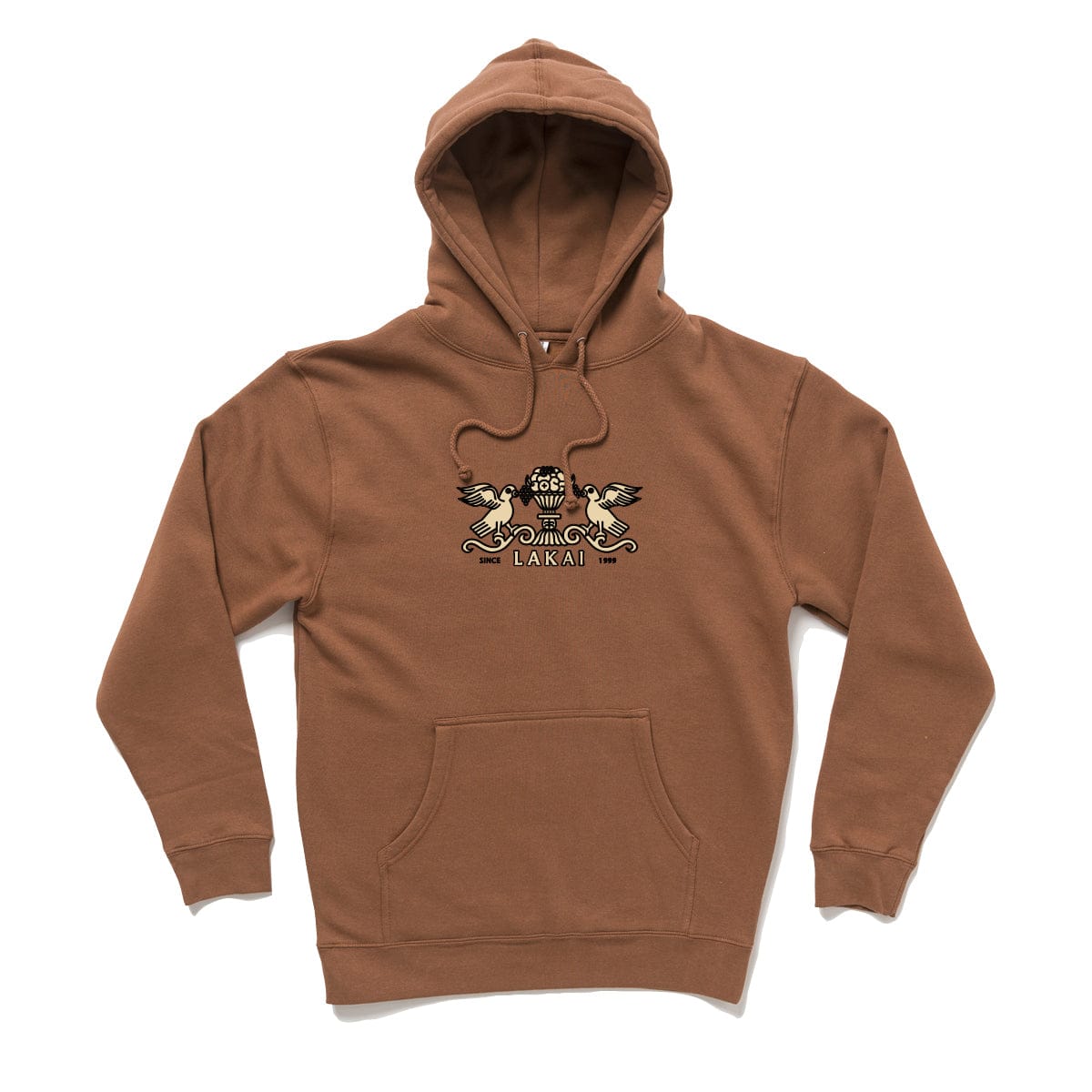 LAKAI HOODIE XL Lakai Terrace Birds Pullover Hoodie - Saddle Brown